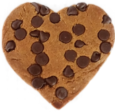 A heart shaped Cookie