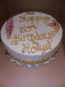 A birthday cake for Holly